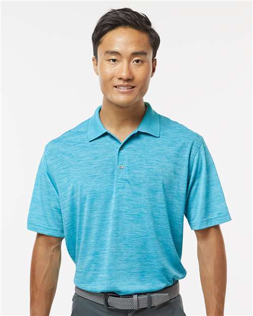 Paragon Men's Dakota Striated Heather Polo - Paragon 130 Turquoise Heather L