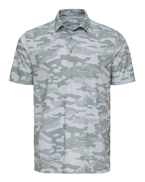 Paragon Men's Newport Camo Polo - Paragon 170 Grey Camo S