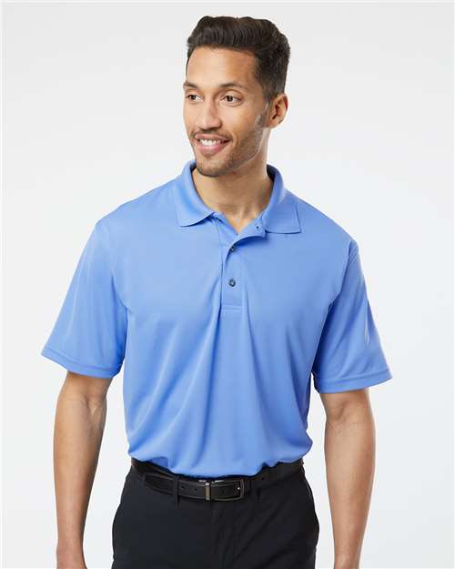 Paragon Men's Saratoga Performance Mini Mesh Polo - Paragon 100 Bimini Blue S