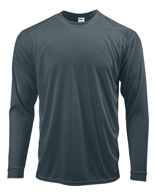 Paragon Unisex Long Islander Performance Long Sleeve T-Shirt - Paragon 210 Graphite XS Long Sleeve T-Shirts