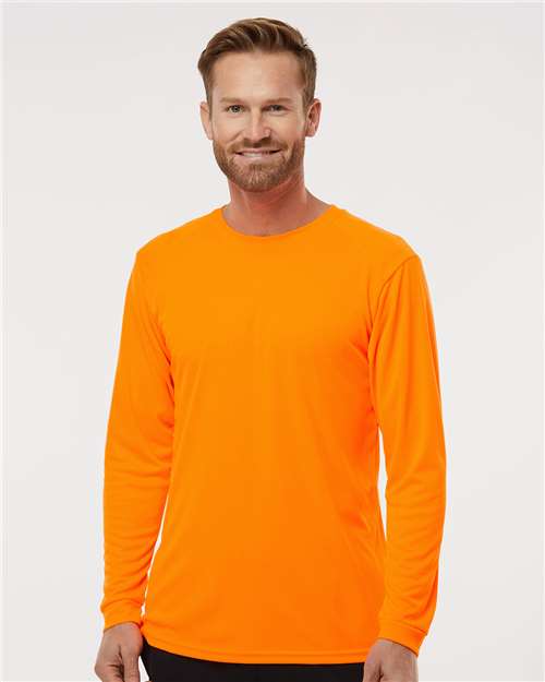 Paragon Unisex Long Islander Performance Long Sleeve T-Shirt - Paragon 210 Neon Orange XS Long Sleeve T-Shirts