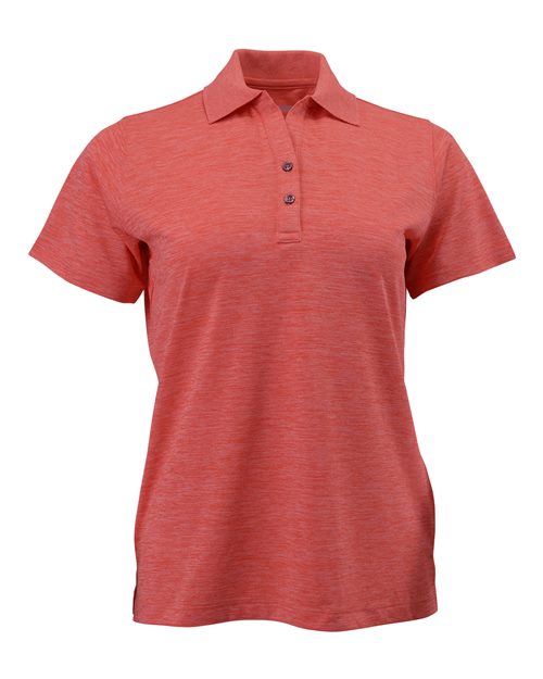 Paragon Women's Dakota Striated Heather Polo - Paragon 131 Melon Heather XS