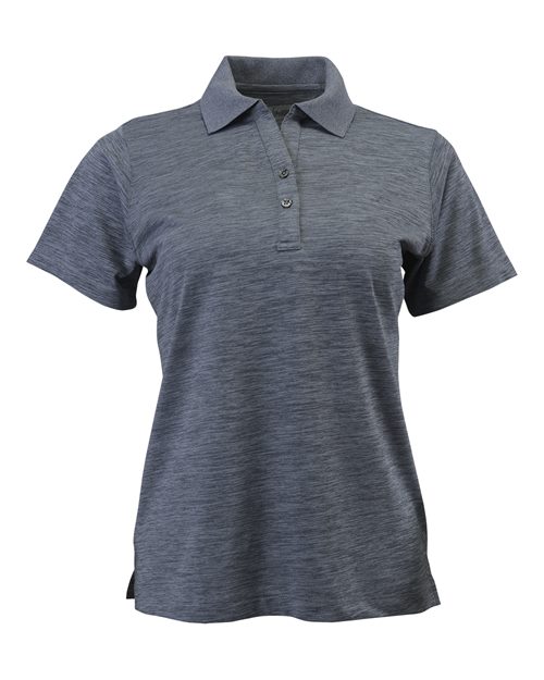 Paragon Women's Dakota Striated Heather Polo - Paragon 131 Steel Grey Heather XS