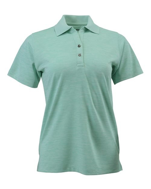 Paragon Women's Dakota Striated Heather Polo - Paragon 131 Surf Green Heather XS