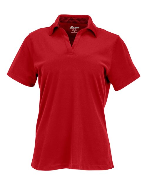 Paragon Women's Memphis Sueded Polo - Paragon 151 Red XS