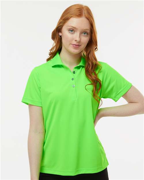 Paragon Women's Saratoga Performance Mini Mesh Polo - Paragon 104 Neon Lime XS