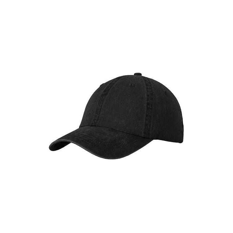 Pigment - Dyed Cap Black Hats