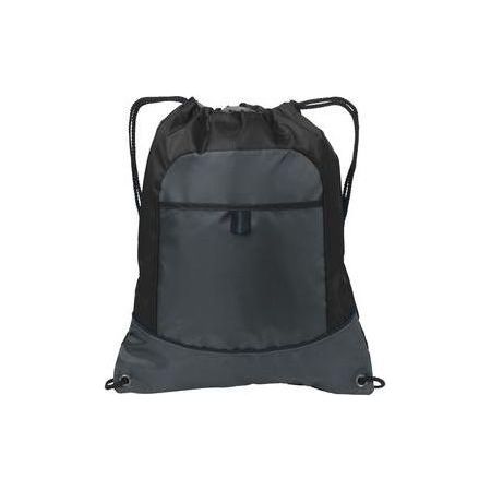 Pocket Cinch Pack Black/ Deep Smoke Drawstring Bags