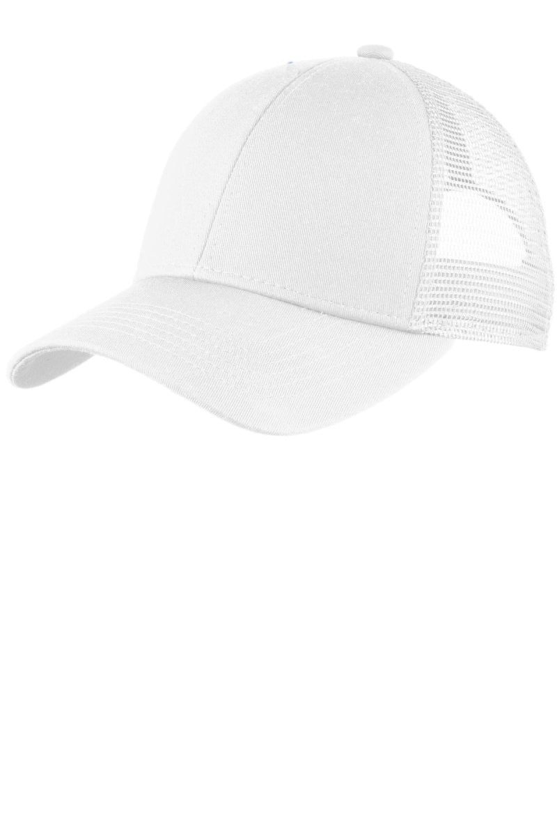 Port Authority ® Adjustable Mesh Back Cap. C911 - Port Authority C911 White OSFA Hats