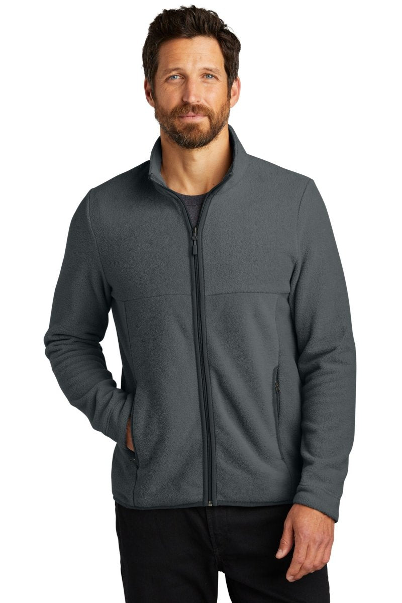 Port Authority ® Connection Fleece Jacket F110 - Port Authority F110 Charcoal XS Fleece Jackets
