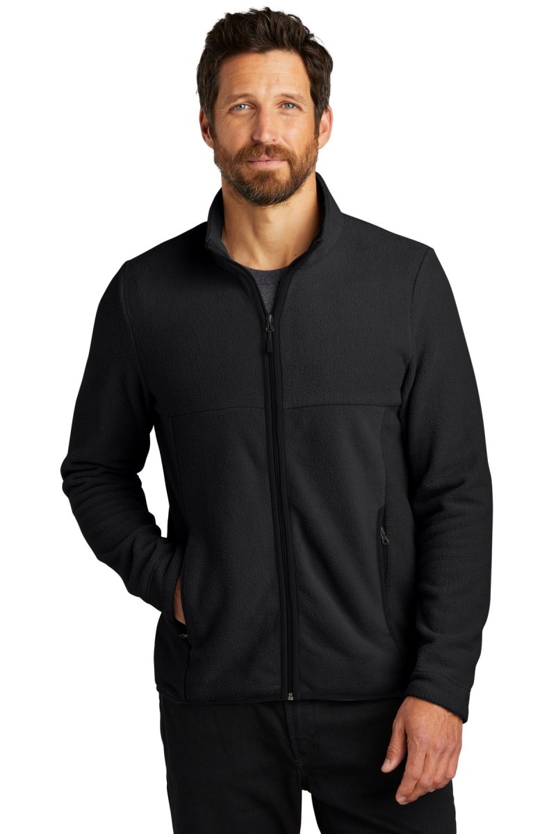 Port Authority ® Connection Fleece Jacket F110 - Port Authority F110 Deep Black XS Fleece Jackets