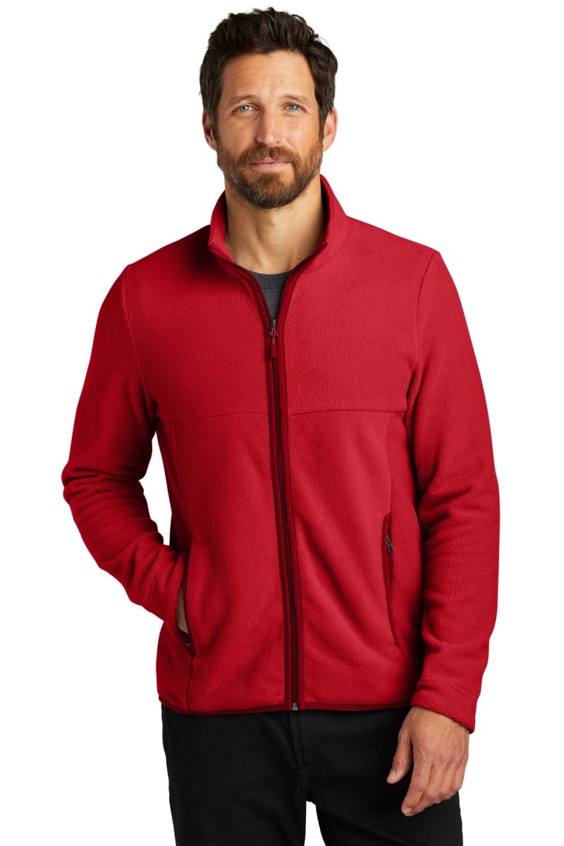 Port Authority ® Connection Fleece Jacket F110 - Port Authority F110 Rich Red XS Fleece Jackets