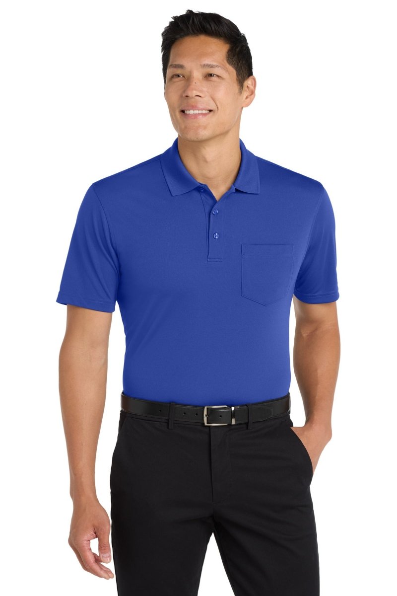 Port Authority ® Dry Zone ® UV Micro - Mesh Pocket Polo. K110P - Port Authority K110P True Royal XS Polos/Knits