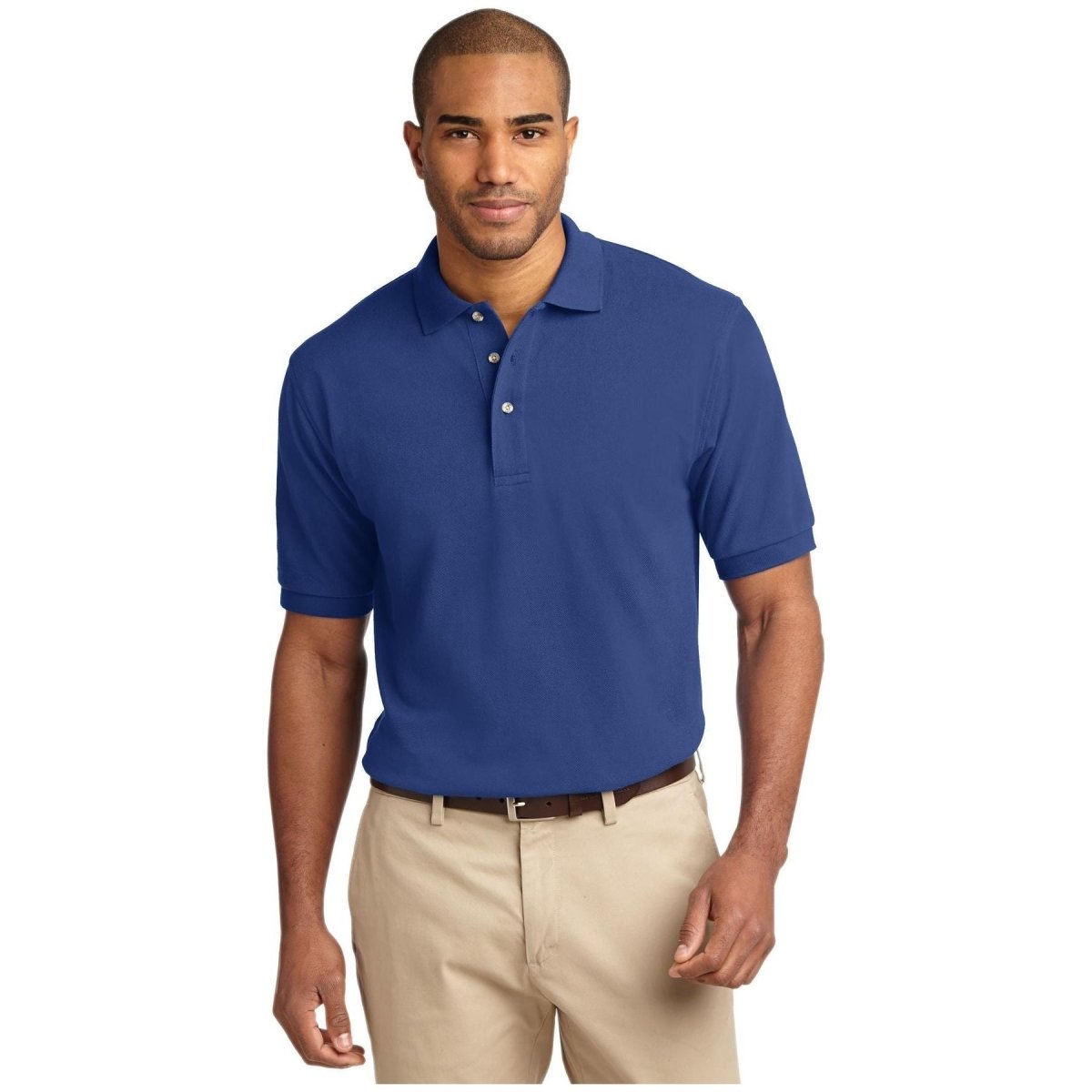 Port Authority ® Heavyweight Cotton Pique Polo. K420 - Port Authority K420 Royal XS Polos/Knits