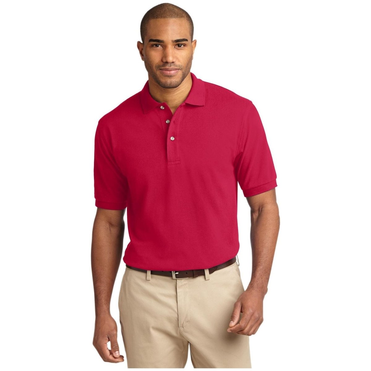 Port Authority ® Heavyweight Cotton Pique Polo. K420 - Port Authority K420 White XS Polos/Knits