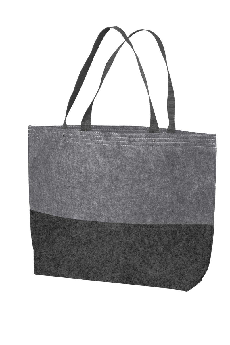 Port Authority ® Large Felt Tote. BG402L - Port Authority BG402L Felt Charcoal/ Felt Grey OSFA Tote Bags