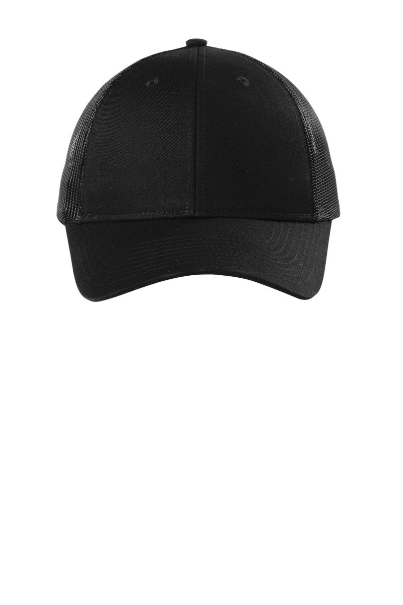 Port Authority ® Low - Profile Snapback Trucker Cap. C112LP - Port Authority C112LP Black OSFA Hats