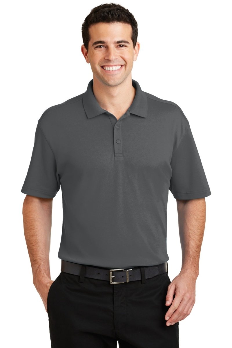Port Authority ® Silk Touch ™ Interlock Performance Polo. K5200 - Port Authority K5200 Sterling Grey XS Polos/Knits