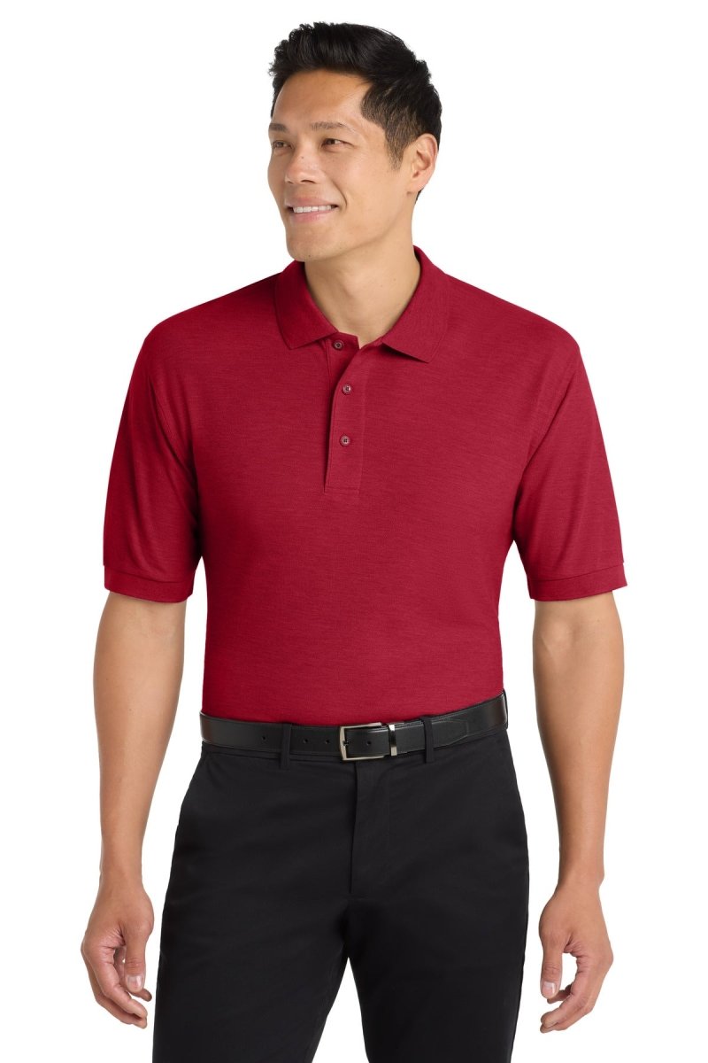 Port Authority ® Tall Silk Touch™ Polo. TLK500 - Port Authority TLK500 Red LT Polos/Knits