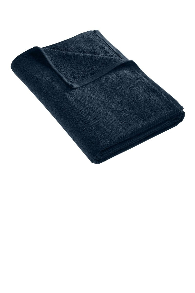 Port Authority ® Value Beach Towel PT44 - Port Authority PT44 Navy OSFA Classic Towels