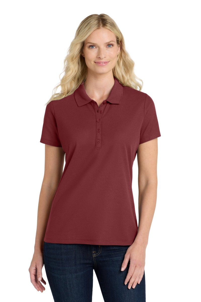 Port Authority ® Women's SuperPro React ™ Polo. LK810 - Port Authority LK810 Burgundy XS Polos/Knits