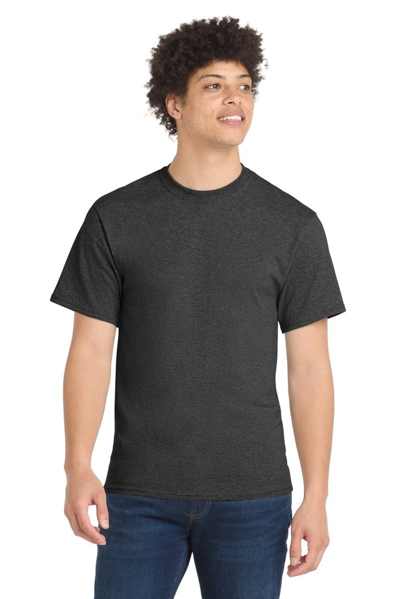Port & Co ™ Core Blend Tee. PC55 - Port & Company PC55 Dark Heather Grey S T-Shirts