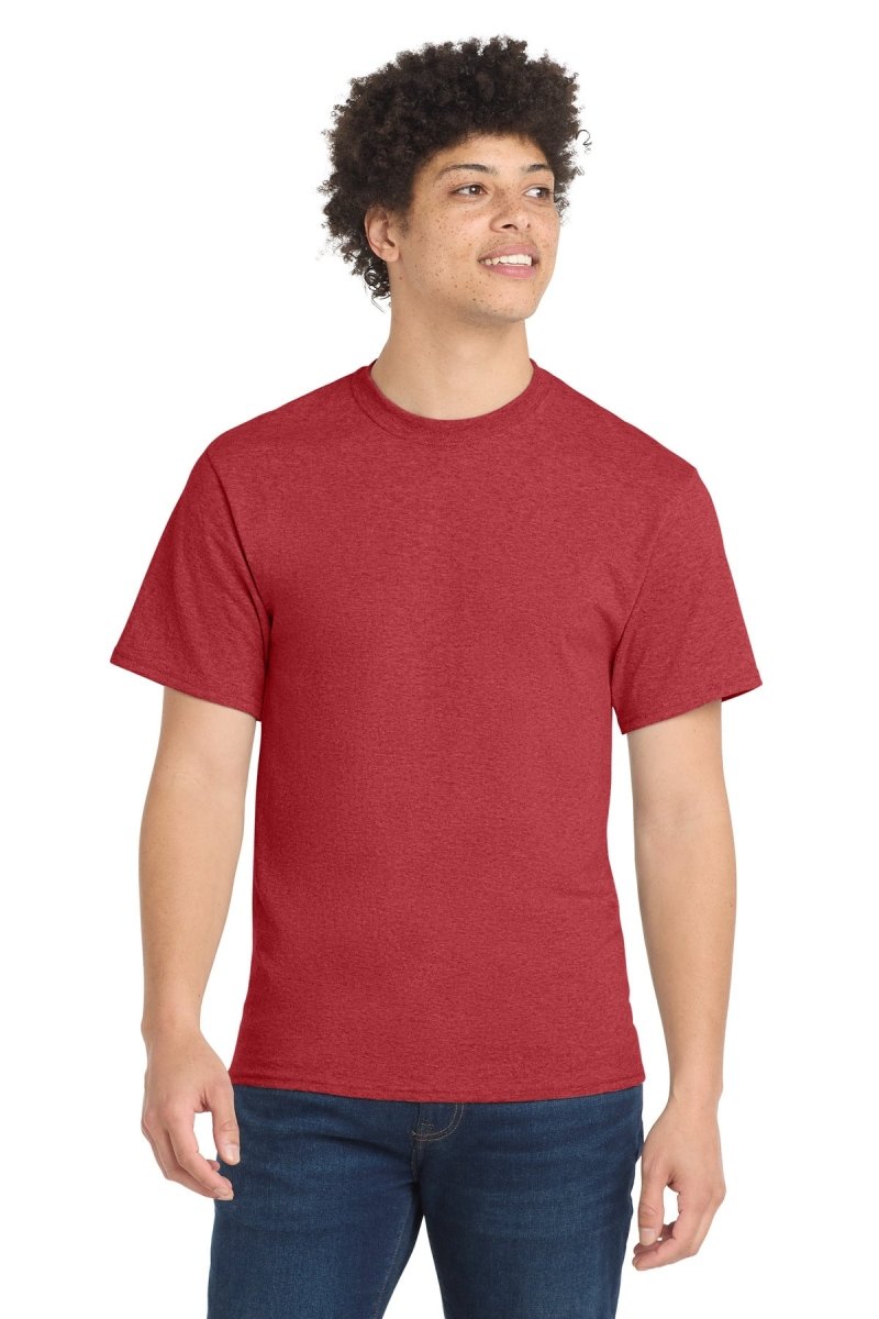 Port & Co ™ Core Blend Tee. PC55 - Port & Company PC55 Heather Red S T-Shirts