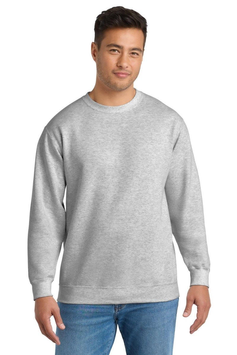 Port & Co ™ Essential Fleece Crewneck Sweatshirt. PC90 - Port & Company PC90 Ash S Sweatshirts/Fleece