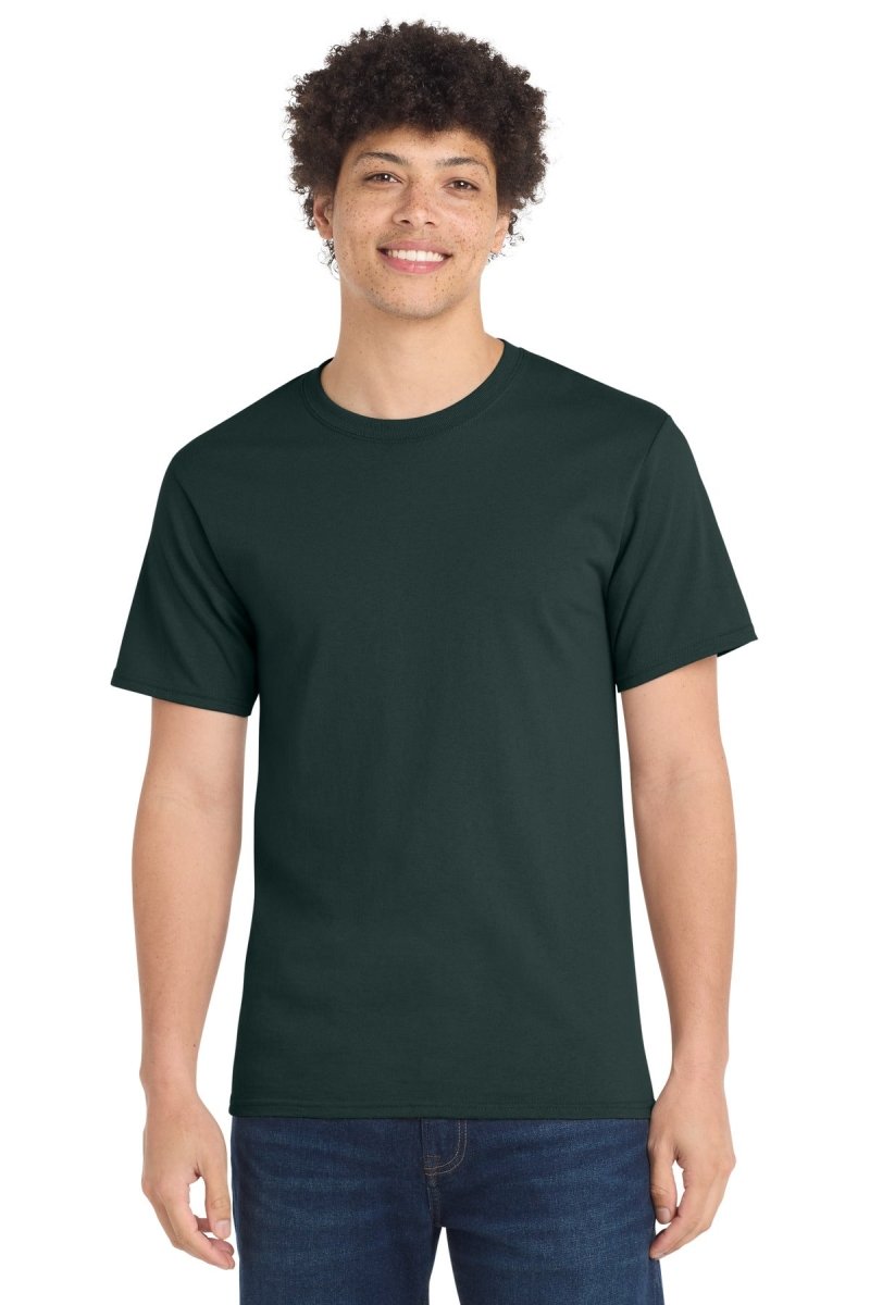 Port & Co ™ Essential Tee. PC61 - Port & Company PC61 Dark Green S Short Sleeve T-Shirts