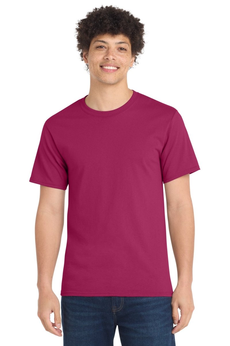 Port & Co ™ Essential Tee. PC61 - Port & Company PC61 Flush Pink S Short Sleeve T-Shirts