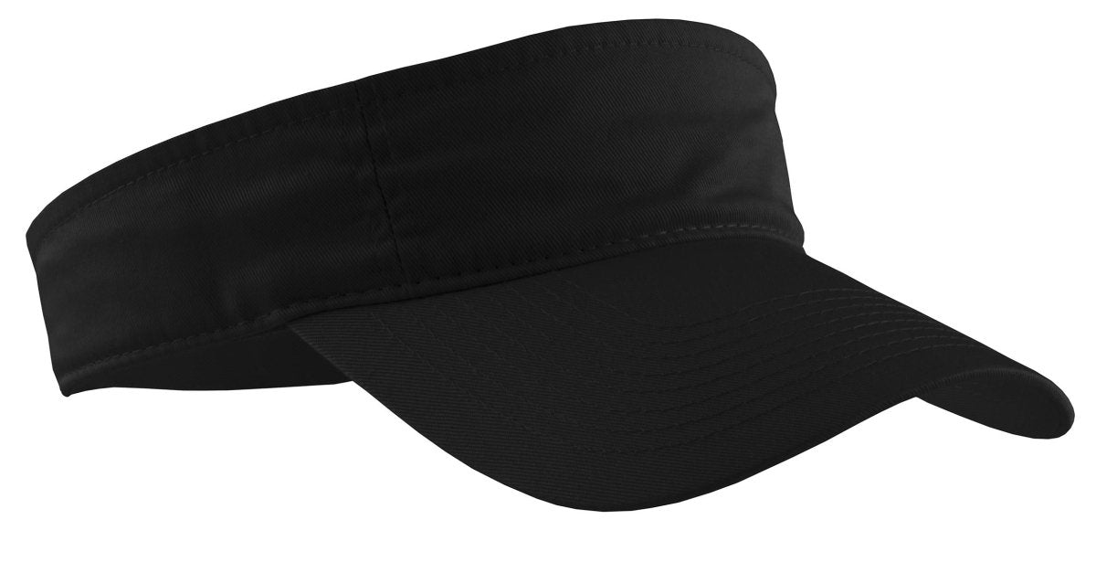 Port & Co ™ Fashion Visor. CP45 - Port & Company CP45 Black OSFA Visors