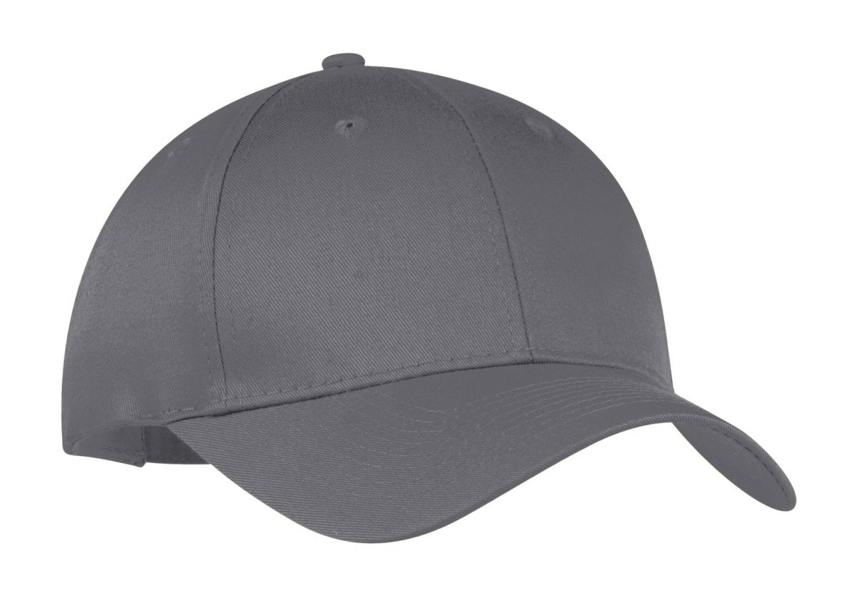Port & Co ™ Six - Panel Twill Cap. CP80 - Port & Company CP80 Charcoal OSFA Caps