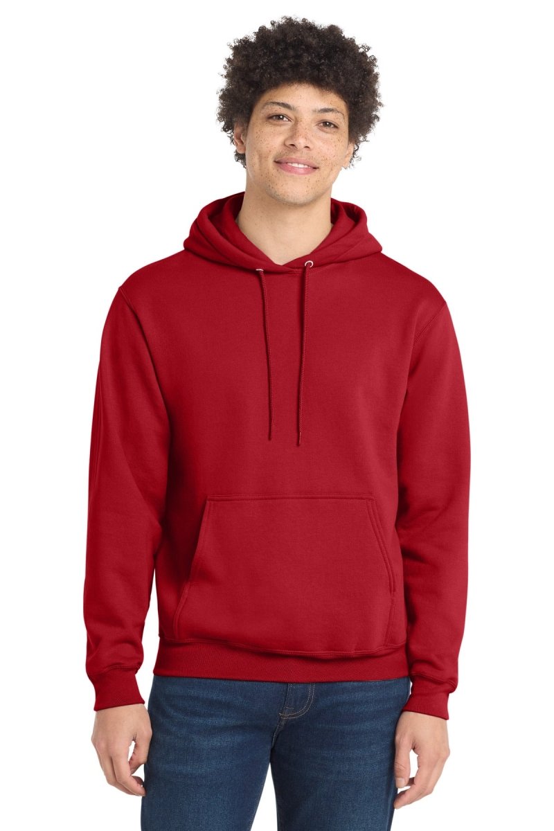 Port & Co ™ Tall Core Fleece Pullover Hooded Sweatshirt PC78HT - Port & Co PC78HT Red LT Sweatshirts