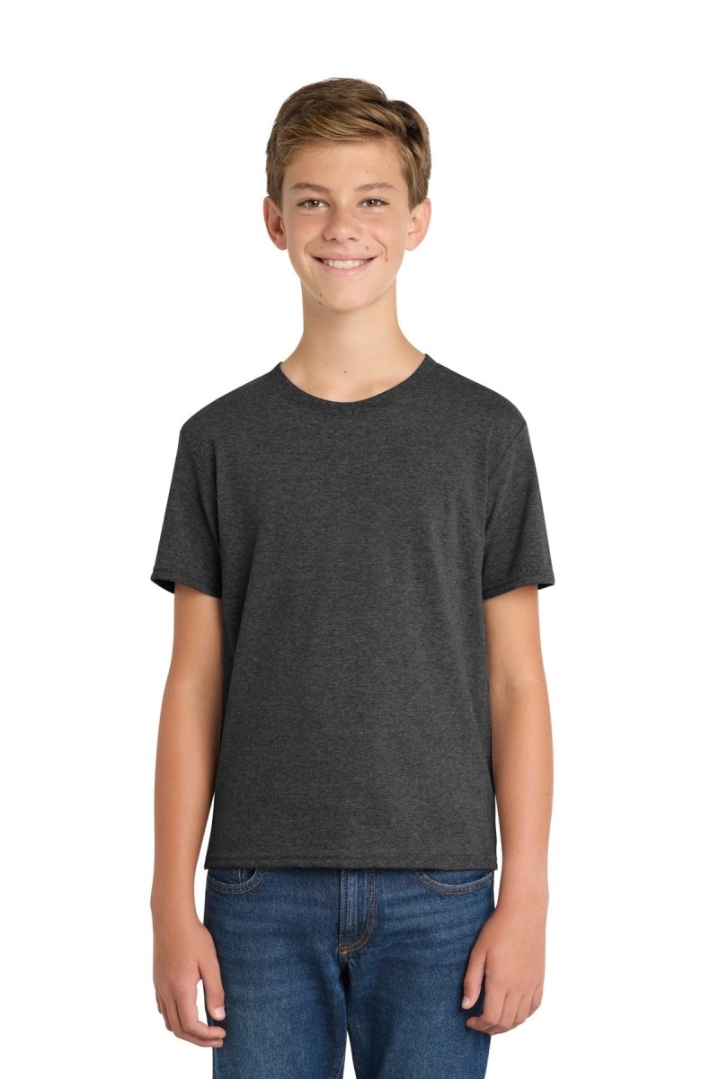 Port & Co ™ Youth Fan Favorite ™ Blend Tee. PC455Y - Port & Co PC455Y Black Heather XS Short Sleeve T-Shirts