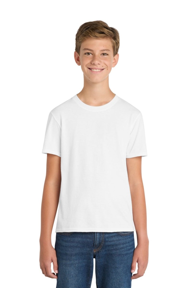 Port & Co ™ Youth Fan Favorite ™ Blend Tee. PC455Y - Port & Co PC455Y White XS Short Sleeve T-Shirts
