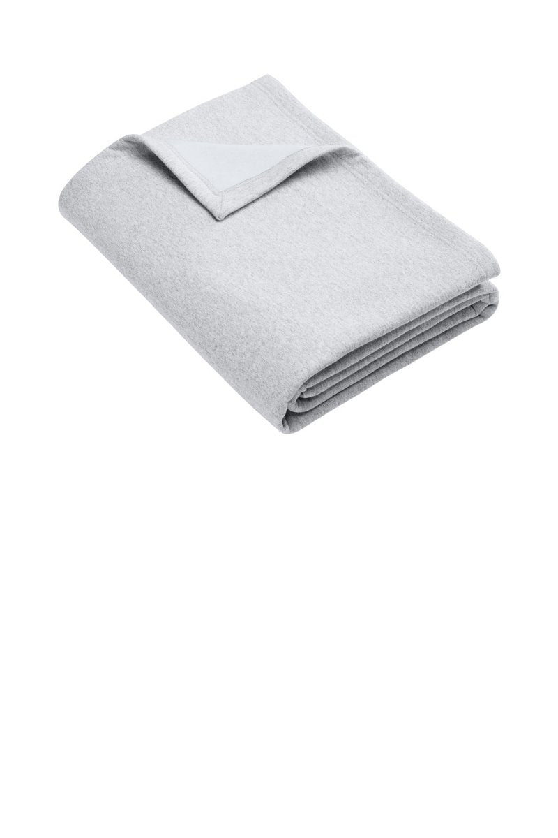 Port & Company BP78 Core Fleece Sweatshirt Blanket Ash OSFA Blankets