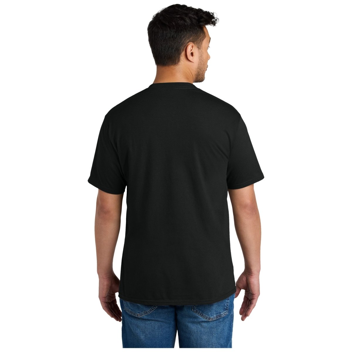 Port & Company® CVC Tee PC340 - Black Black Small Short Sleeve T-Shirts