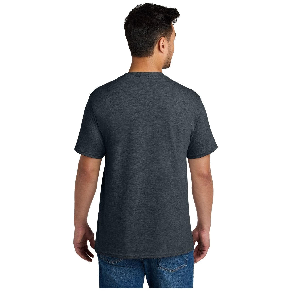 Port & Company® CVC Tee PC340 - Dark Heather Grey Dark Heather Grey Small Short Sleeve T-Shirts