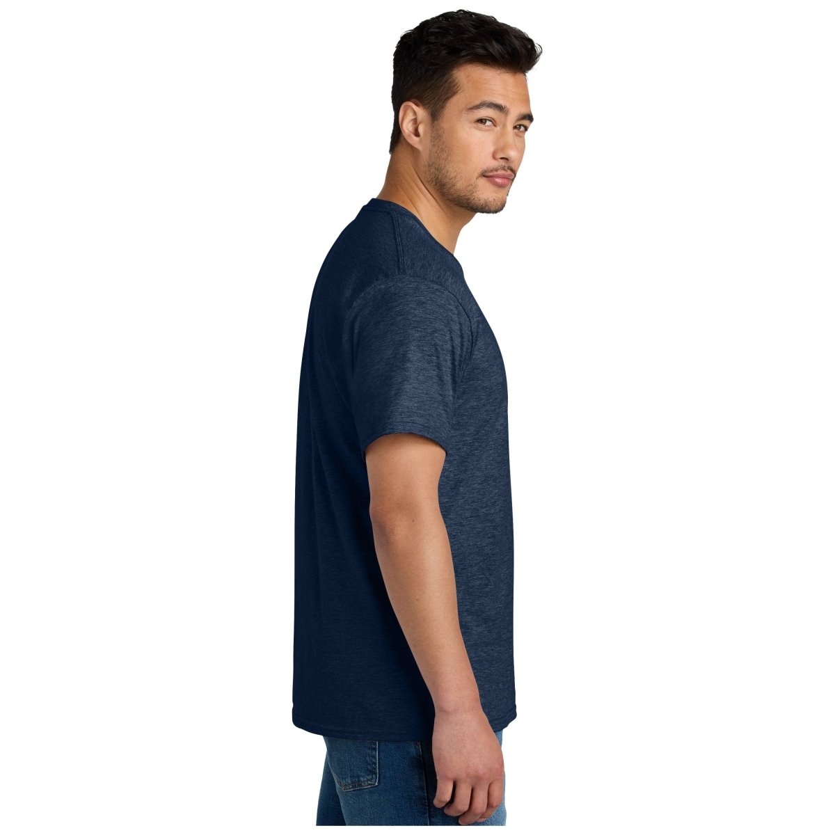 Port & Company® CVC Tee PC340 - Team Navy Heather Team Navy Heather Small Short Sleeve T-Shirts