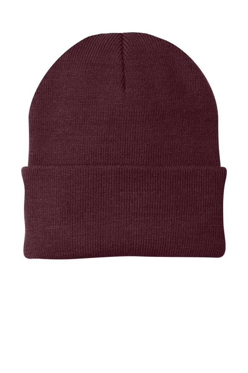 Port & Company® Knit Cap. CP90 - Port & Company CP90 Maroon OSFA Hats