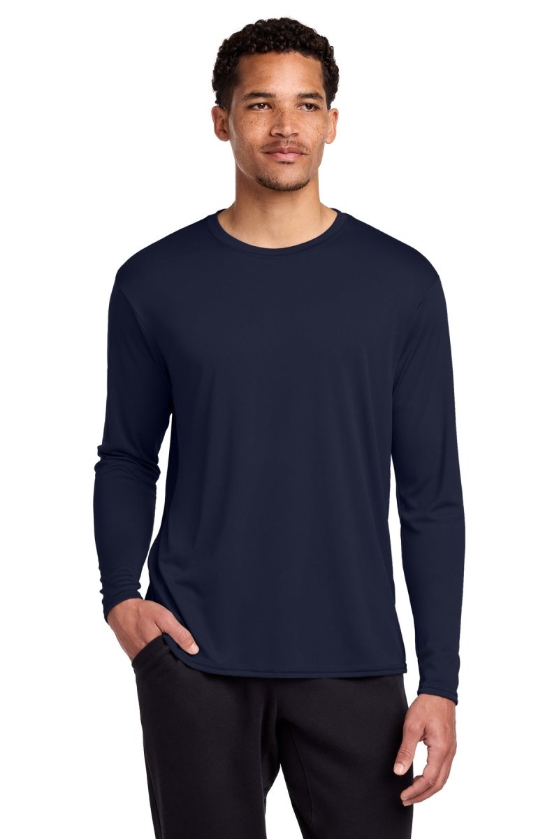 Port & Company PC380LS Company Long Sleeve Performance Tee. PC380LS - Port & Co PC380LS Deep Navy S Long Sleeve T-Shirts