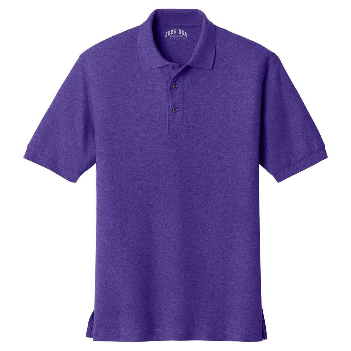 Mens Classic Silk Touch Polo Shirts in 36 Colors and Sizes: XS-6XL-Purple Polos/Knits Joe's USA Purple X-Small