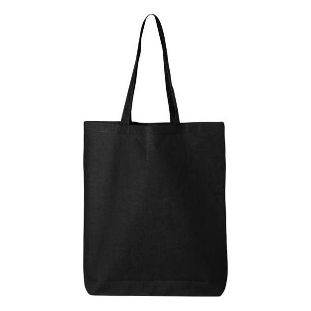 Q - Tees 12L Economical Tote - Q - Tees QTBG Black One Size Tote