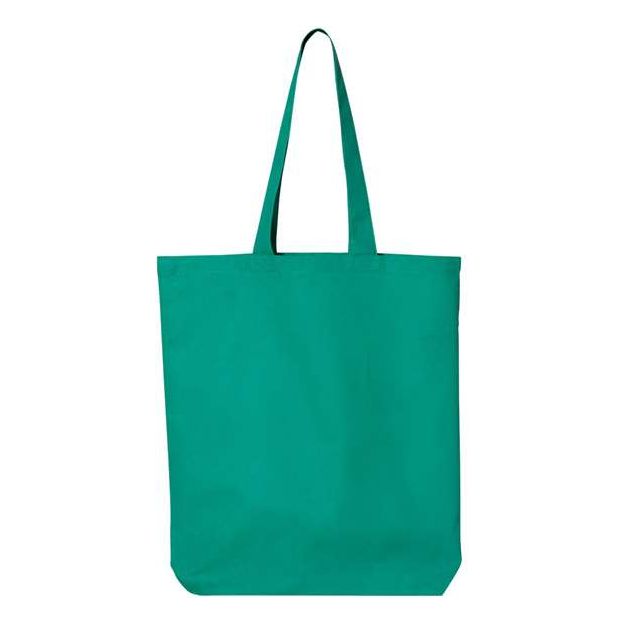 Q - Tees 12L Economical Tote - Q - Tees QTBG White One Size Tote