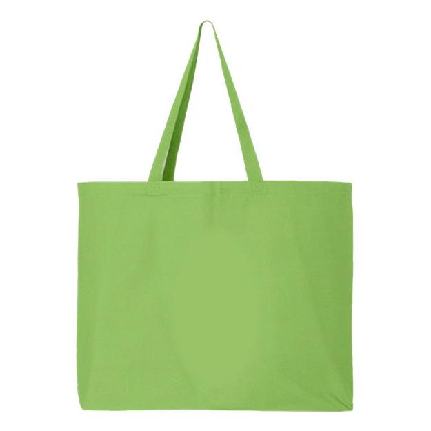 Q - Tees 25L Jumbo Tote - Q - Tees Q600 Lime One Size Tote