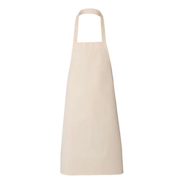 Q - Tees Butcher Apron - Q - Tees Q2010 Natural One Size Apron