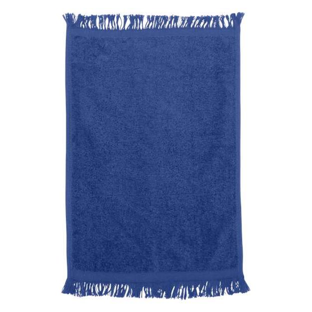 Q - Tees Fringed Fingertip Towel - Q - Tees T100 White One Size Classic Towels