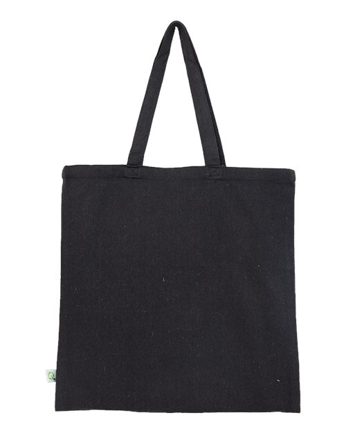 Q - Tees Sustainable Canvas Bag - Q - Tees S800 Black One Size Short Sleeve T-Shirts