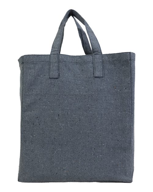 Q - Tees Sustainable Grocery Bag - Q - Tees S900 Navy One Size Short Sleeve T-Shirts