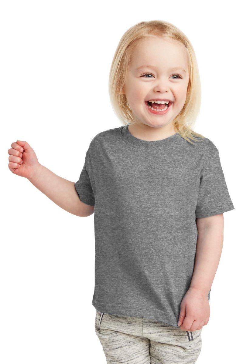 Rabbit Skins ™ Toddler Fine Jersey Tee. RS3321 - Rabbit Skins RS3321 Granite Heather 2T Short Sleeve T-Shirts